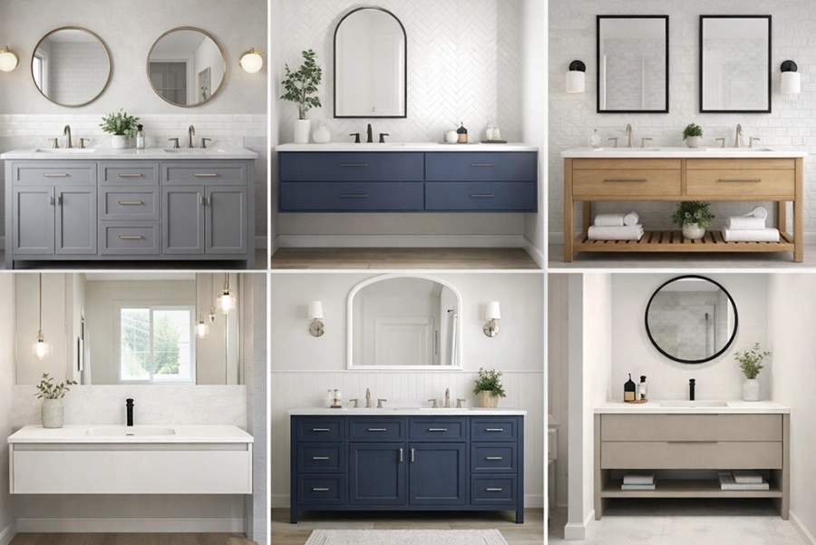 5 Popular Types of Bathroom Vanities