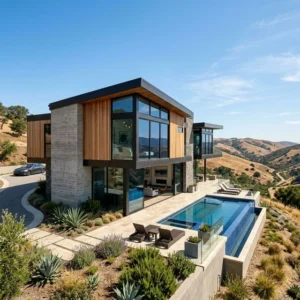 Smart Glass Windows South California 2026: The Ultimate Guide Exterior view of electrochromic smart windows in California